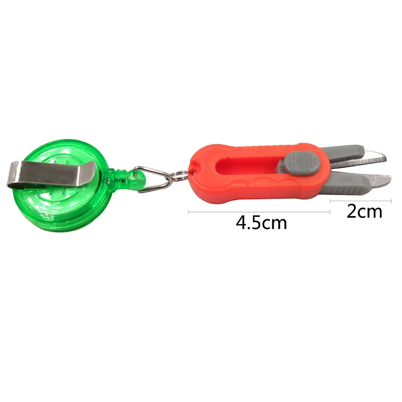 OUTKIT 1pcs Mini Flexible Scis - Fishing Line Cutter 评论和价格