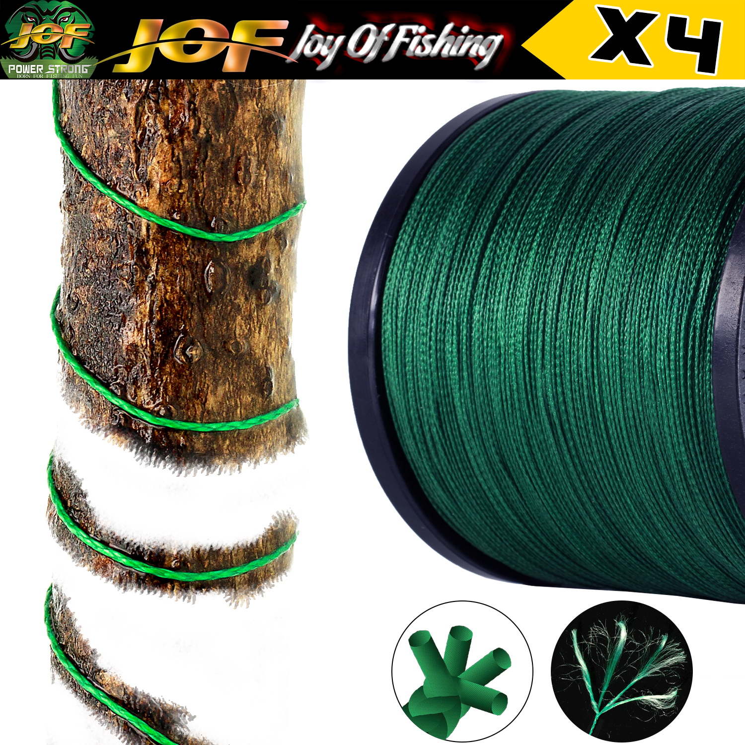 JOF 4 Strands Fishing Line 300 - Copolymer Line 评论和价格